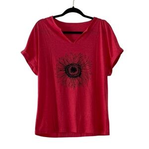 New Sunflower Print T-Shirt